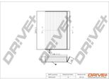 Dr!Ve+ DP1110.12.0165 - Filtro Aria Abitacolo Oe 27 27 734 88R Per Fluence (L3), Megane Cc, Megane Iii