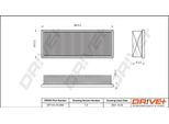 Dr!Ve+ DP1110.10.0554 - Filtro Aria Oe 6K0 129 620 B Per Cordoba (6K), Ibiza (6K), Inca (6K), Caddy Ii (9K), Polo (6V)