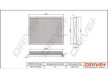 Dr!Ve+ DP1110.10.0550 - Filtro Aria Oe 93187281 Per Movano (X70)