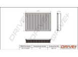 Dr!Ve+ DP1110.10.0207 - Filtro Aria Oe 09129747 Per Tigra Twintop (X04), Meriva (X03), Corsa C (X01), Combo Tour, Combo