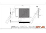 Dr!Ve+ DP1110.10.0657 - Filtro Aria Oe 030 129 620 Per Fabia I (6Y), Polo (9N)