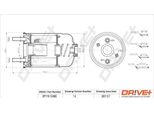 Dr!Ve+ DP1110.13.0082 - Filtro Carburante Oe 8201046788 Per Scenic Iii, Megane Iii, Megane Cc, Grand Scenic Iii (Jz), Fluence (L3)