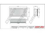Dr!Ve+ DP1110.10.0564 - Filtro Aria Oe 17801 0N020 Per Yaris (P9)