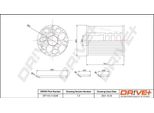 Dr!Ve+ DP1110.11.0236 - Filtro Olio Oe 03P115466 Per Ibiza (6J, 6P), Fabia Ii (54), Roomster (5J), Polo (6C, 6R)