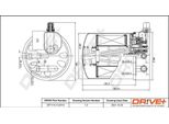 Dr!Ve+ DP1110.13.0310 - Oe 6420904852 Filtro Carburante Per Sprinter (W906), Sprinter (W907, W910), Classe A (W176), Classe B (W246), Cla (C117), Cla (X117), Classe Gl (X164), Classe Gla (X156), Classe M (W164), Classe M (W166), Sprinter (W907), Viano (W639), Vito (W639)