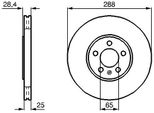 Bosch 0 986 478 619 - Oe 3A0 615 301 Disco Freno Per Golf Iii (1H), Passat (35I)
