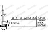 Monroe G7485 - Ammortizzatore Oe 7700423726 Per Clio I
