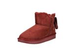 Stiefelette Dockers By Gerli "Dockers By Gerli Stiefelette Lederimitat", Damen, Gr. 39, Dunkelrot, Lederimitat, Schuhe Stiefelette