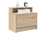 Maison Exclusive - Comodini Con Cassetto 2 Pz. Rovere Sonoma 51X31X47 Cm