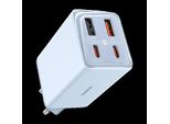 Baseus NetzladegeräT Gan6 Pro 2Xusb-C 2Xusb 65W Blau (P10162701313-00)