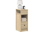 Comodino Di Design Con Cassetto Rovere Sonoma 25X31X66 Cm - Comodini E Armadi 2025 Nuovo1912134 1Pacco