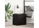 Maison Exclusive - Comodino Nero Effetto Rovere 40X30X40 Cm Materiale Ligneo