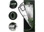 Aopunly Tenda Per Piante Tenda Per Piante Serra Box Giardino Coltivazione Di Ortaggi Erbe Cabinet Indoor 60 X 60 X 180 Cm Fiori Piccoli Pomodori