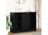 Vidaxl Credenza Con Cassetto Look Rovere Nero 101X35X76 Cm