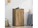 Vidaxl Credenza Artigianale In Rovere 50 X 42,5 X 93 Cm Materiale A Base Di Legno