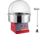 Macchina Per Zucchero Filato Elettrica, Macchina Per Zucchero Filato Da 1 Kw, Macchina Per Zucchero Filato Commerciale Con Coperchio, Ciotola E Cucchiaio Di Zucchero In Acciaio Inox, Per Feste Di Compleanno Di Bambini A Casa, Feste Di Famiglia (Rosso)