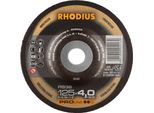 Disco Da Sbavo Rhodius Rs 38 125X4.0X22.23Mm Acciaio Inox Proline - 205681