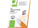 Q-Connect® KF00190 Etichette Inkjet+Laser+Copia - 48,5 X 25,4 Mm, Bianco, 4000 Pezzi