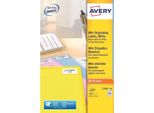 Avery L7656-100.FR Avery Mini Etichetta Laser Per Indirizzi, 46 X 11,1 Mm, Bianca