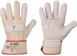Feldtmann Handschuh Stierkopf Gr.10 Rindvolleder,Natur,Dp.Nah