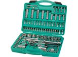 Set Cricchetti E Bussole Da 110 Pezzi | Wiesemann 80126 | Lega Acciaio In Cromo E Vanadio | Bussole E Punte | 1/2″ | 1/4″ | Bussole Con Bocca Esagonale | Punte Ph E Pz | Valigetta Per Trasporto