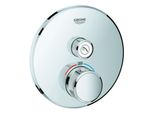 Thermostat Grohe Grohtherm Smartcontrol Avec Une Vanne D'arrêT, Rosette Murale Ronde, 29118000, 29118000