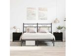 Maison Exclusive - Comodino 2 Pezzi Effetto Rovere Nero 45 X 34 X 44,5 Cm