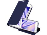 Cadorabo Custodia Per Cellulare Per Samsung Galaxy J5 2015 Custodia Protettiva In Blu Cover Etui Book Case Booklet