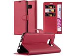 Cadorabo Custodia Per Samsung Galaxy S8 Custodia Protettiva In Rosso Custodia Per Cellulare Cover Chiusura Magnetica