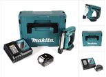 Makita Dst 221 RT1J Graffettatrice A Batteria 18V In Valigetta Makpac + 1X Batteria Bl 1850 B 5,0 Ah + Caricabatterie Dc 18 Rc