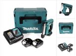 Makita Dst 221 Rgj Graffettatrice A Batteria 18V In Valigetta Makpac + 2X Batterie Bl 1860 B 6,0 Ah + Caricabatterie Dc 18 Rc