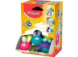20X Maped 15802 Gomma Da Cancellare In Plastica Croc Croc Puzzle Colori Assortiti