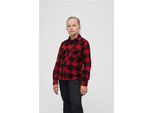 Brandit Camicia Da Bambino 158/164 Rot/Schwarz Kariert Check Shirt Manica Lunga
