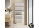 Scaldasalviette Emke Radiatore Da Bagno Radiatore A Pannello Collegamento Laterale Acqua Calda A Parete 1320 X 600 Mm Bianco Senza Elemento Riscaldante