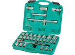 Set Cricchetto E Bussole Da 32 Pezzi 1/2″ Con Attacco Per Candela Di Accensione | Wiesemann 80096 | Bussole Esagonali E Dodegaconali