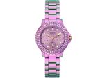 Guess Orologio Da Polso Da Donna Crown Jewel 36 Mm Strass Sulla Cassa Bracciale In Acciaio Inox GW0410L4