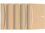 Oxford 400141845 Quaderno A Spirale Oxford Touareg, Din A5, A Righe, 90 Fogli