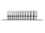 Set Di Bussole Lunghe King Tony 1/4" 13Cz. 4-14 Mm"