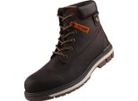 Stivali In Pelle Da Uomo Dockers By Gerli Marrone Scuro