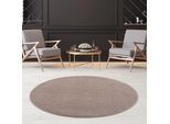Tappeto Soggiorno Monocolore, Tappeto A Tinta Unita Per Studio, Ufficio, Corridoio E Cucina - Tappeto A Pelo Corto Dimensioni: 80 X 80 Cm, Beige