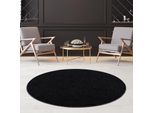 Tappeto Soggiorno Monocolore, Tappeto Tinta Unita Per Studio, Ufficio, Corridoio E Cucina - Tappeto A Pelo Corto Dimensioni: 200 X 200 Cm, Antracite
