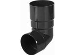 Bryza Gomito Di Scarico 89° In Plastica Ø 63 Mm, Nero Ral 9005