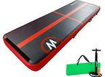 Tappetino Gonfiabile Airtrack Master 300 X 100 X 10 Cm - Nero - Rosso