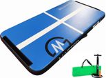 Tappetino Gonfiabile Airtrack Master 200 X 100 X 10 Cm - Blu - Nero