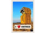 Vianmo Insegna In Legno 30X20 Cm Ostsee Deutschland Strandkorb
