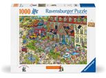 Puzzle Ravensburger 12000723 - The Hotel - Puzzle Da 1000 Pezzi Per Adulti E Bambini A Partire Dai 14 Anni,