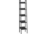 Libreria Vasagle, Scaffale A Scala 5 Livelli, Scaffale Stretto, Scaffale A Giorno Per Studio, Soggiorno, Camera Da Letto, Cucina, Design Industriale