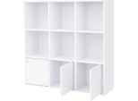 Vasagle Libreria, Libreria, Scaffale Dvd Autoportante, Scaffale Portaoggetti, Scaffale Autoportante, Per Soggiorno, Camera Da Letto, Camera Dei Bambini, Ufficio