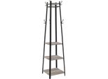 Appendiabiti Vasagle, Appendiabiti Con 3 Livelli, Ganci E Aste, Struttura In Acciaio, Stile Industriale, Grigio E Nero