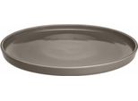 Leonardo Keramikteller Roma, Teller, FrüHstüCksteller, Speiseteller, Keramik, Taupe, 22 Cm, 027921